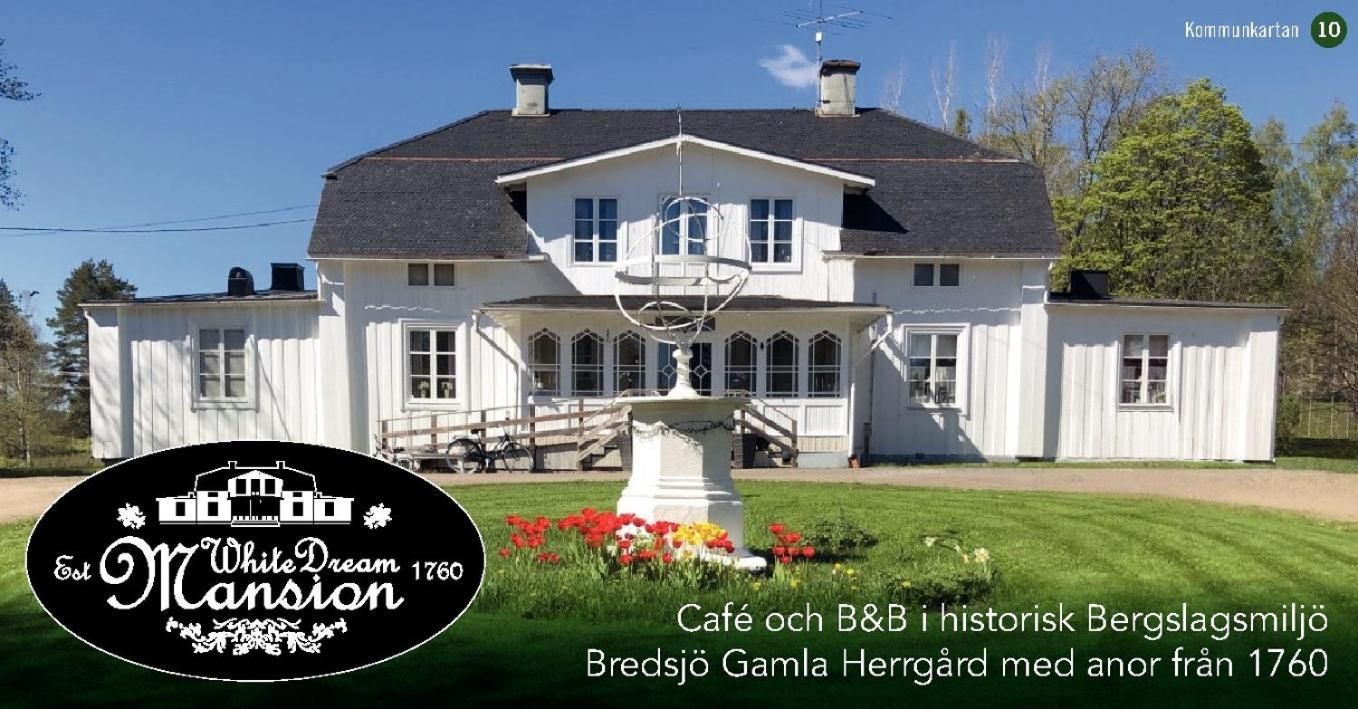 Bredsjoe Gamla Herrgard White Dream Mansion Hällefors Extérieur photo